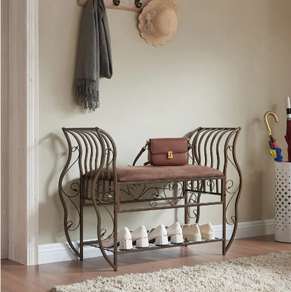 Viva Belvedere Multifunctional Upholstered Shoe Rack Bench