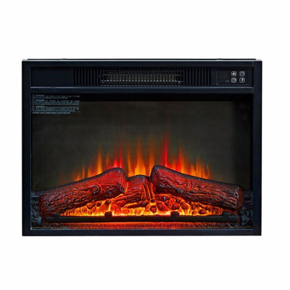 23-Inch Electric Fireplace Heater – Modern Infrared Heating with Realistic Flames