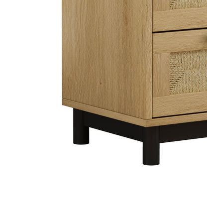 Viva Harmony Collection: Viva Harmony Rope-Woven 3-Drawer Storage Cabinet
