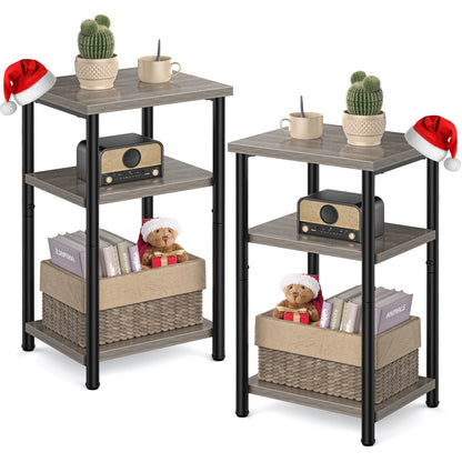 Adjustable 3-Level Coffee Table, Gray or Brown | Viva