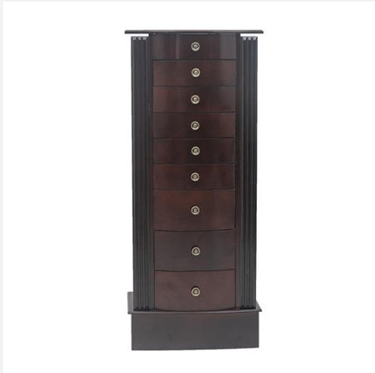 Viva Elite Grandeur Wooden Floor-Standing Jewelry Mirror Cabinet – The Future of Majestic Storage