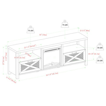 Viva Baxter Industrial TV Stand