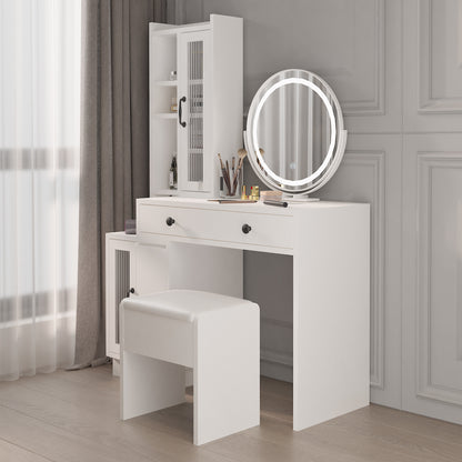 Viva Elite Elegant Four-Drawer Vanity Set – The Future of Sophisticated Beauty Organization