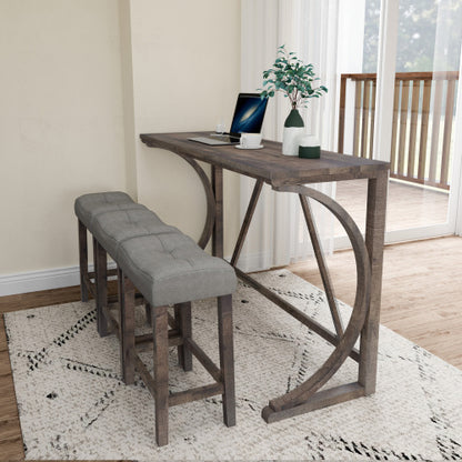 Viva Barista Collection: Bar Table Set with Power Socket