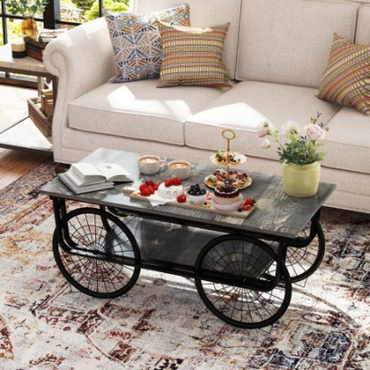 Modern Rectangular Coffee Table – Stylish & Sturdy Centerpiece for Your Living Room