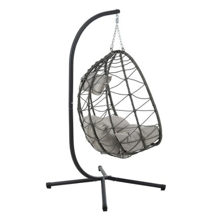 Luxury Hanging Basket Chair for Indoor & Outdoor | Stylish Swing Chair with Stand