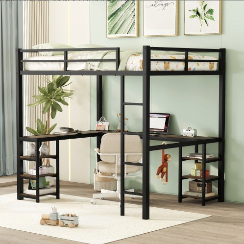 Viva Atelier Collection: The Orion Atelier Metal Loft Bed