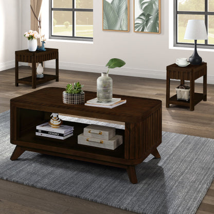 Viva Elite Rectangular Wooden Coffee Table – The Future of Natural Living Elegance