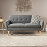 Viva Aria Waffle-Tufted Loveseat