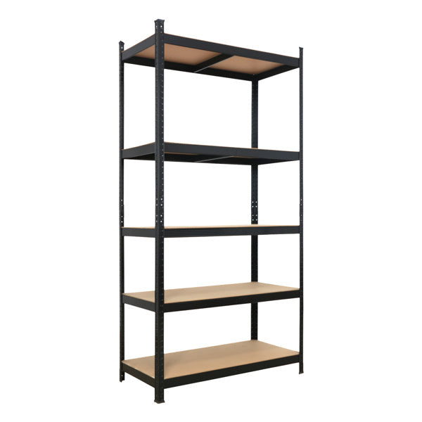 Viva Obsidian Collection: Viva Obsidian Five-Layer Spray-Painted Shelving Unit