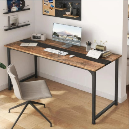 Black Brown 79.5-Inch Computer Desk | Viva Meridian