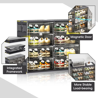 Premium Stackable Shoe Storage Cabinet – Sleek & Smart Organization for Your Home