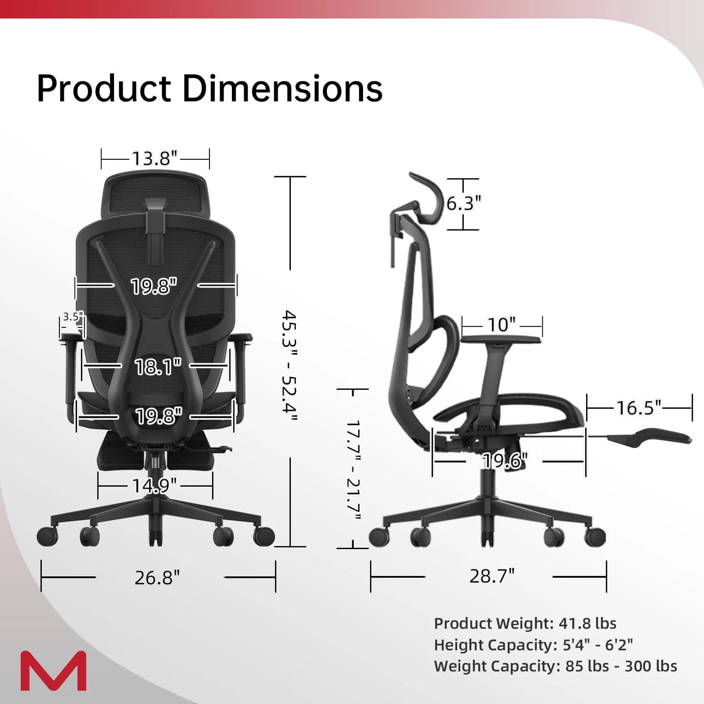 Viva Altura High-Back Ergonomic Office Chair
