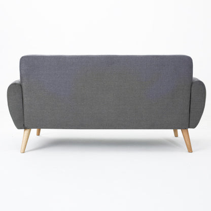 Viva Aria Waffle-Tufted Loveseat