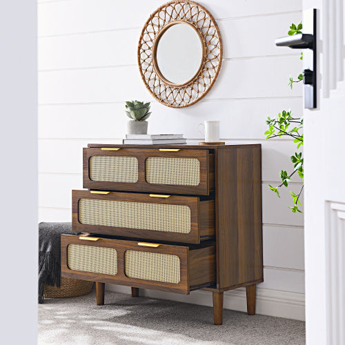 Elegant & Functional Solid Wood 3-Drawer Vanity – A Timeless Addition to Your Space