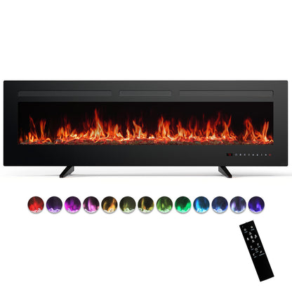 Luxury Electric Fireplace Heater with Remote Control – Modern & Efficient Heating Solution