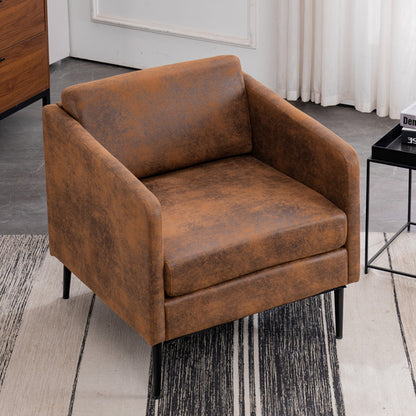 Monaco Orange Upholstered Armchair | Viva