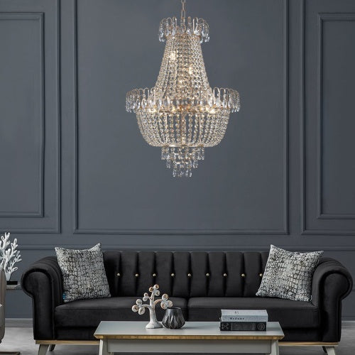 Golden Crystal Chandelier – The Ultimate Statement of Luxury for Your Home