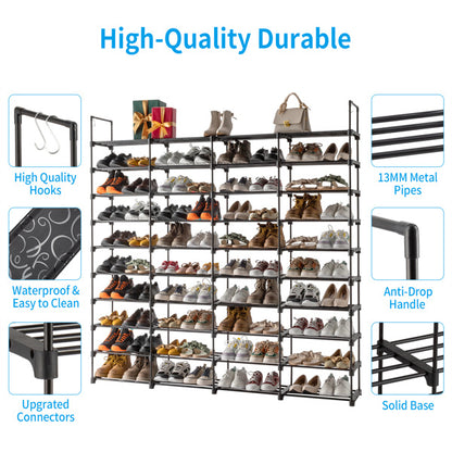 Viva Loft 10-Layer Shoe Rack – Vertical Elegance for Smart Living