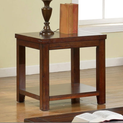 Cherry-Finish End Table | Viva Orla