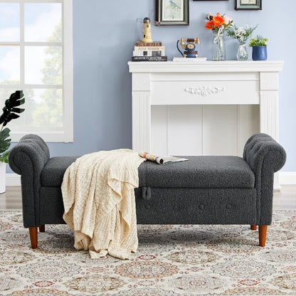 Viva Teddy Luxe Storage Stool