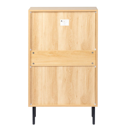 Viva Essentials – Rattan Shoe Cabinet with Drawstring & Dual Compartments