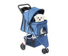 Pet Stroller For Dogs And Cats - Foldable, Lightweight, And Durable  -Ideal For Small To Medium Pets - Includes Storage Basket
