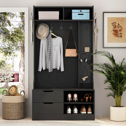 Viva Elite Noir Entryway Hall Tree – The Future of First Impressions