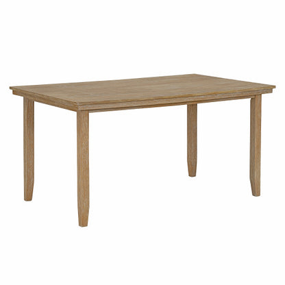 Natural-Finish 6-Piece Dining Set | Viva