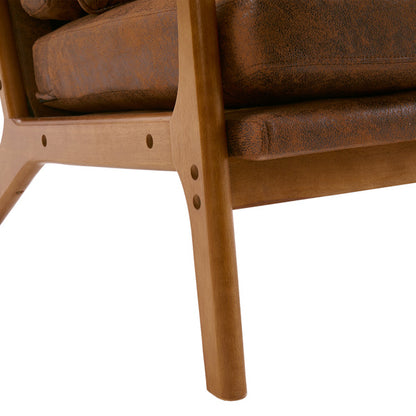 Viva Solano Oak-Armrest Lounge Chair