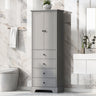 Viva Smart Living Collection: Dual-Door & Quad-Drawer Cabinet