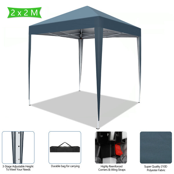Viva Horizon Blue Non-Enclosed Folding Shed