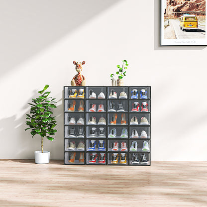 Viva Noir 24-Piece Modular Shoebox Storage Set