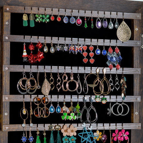 360° Rotating Full-Length Mirror Jewelry Cabinet – Smart Storage for Your Precious Collection