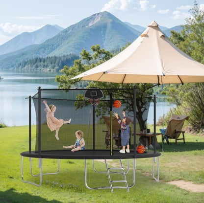 🌿 Viva Elevate 14FT Trampoline – Where Movement Meets Modern Living