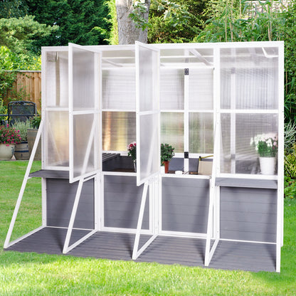 Aria Lean-To Walk-In Greenhouse
