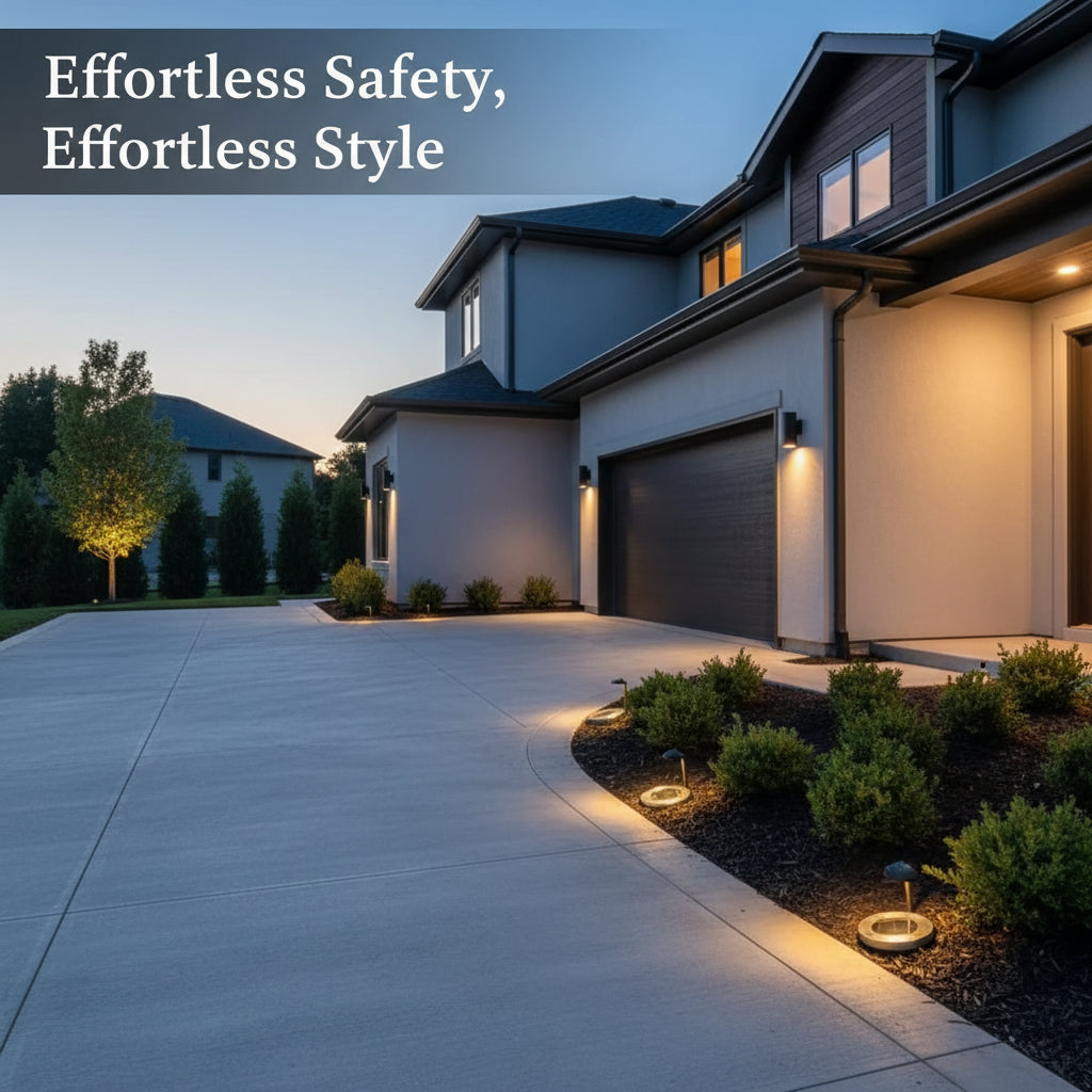 Viva Elite Solar In-Ground Disk Lights - Flush-Mount LED (4-Pack)