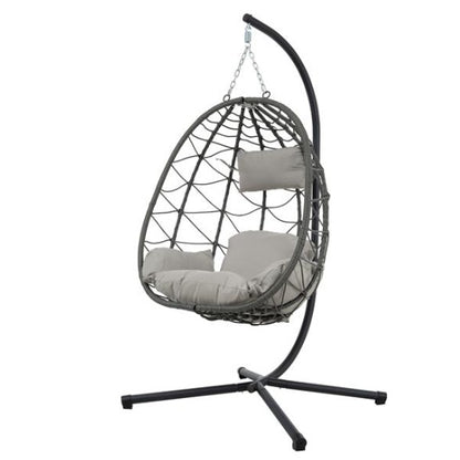 Luxury Hanging Basket Chair for Indoor & Outdoor | Stylish Swing Chair with Stand