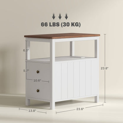 Viva Meridian Collection: The Meridian Charge & Stow End Table