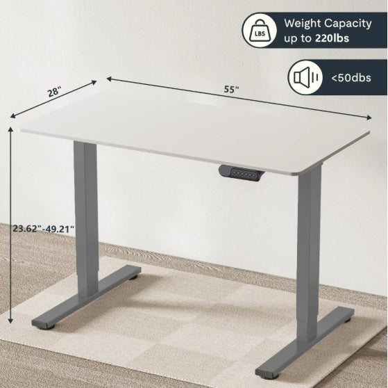Viva Elevate Collection: Viva Elevate Dual-Motor Electric Standing Desk
