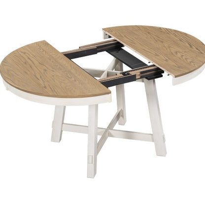 Viva Ellipse Plus Collection: Viva Ellipse Plus Expandable Round Dining Table