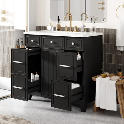 🛁 Viva Élan™ 36" Black Bathroom Vanity – The Heart of a Luxurious Bathroom