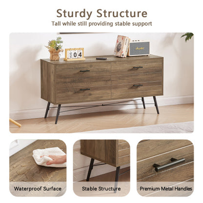 📺 Viva Harmony™ 4-Drawer TV Cabinet – Where Functionality Meets Modern Elegance