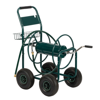 Industrial-Style Green Molten Iron Pipe Cart | Sturdy & Multi-Functional Storage Solution