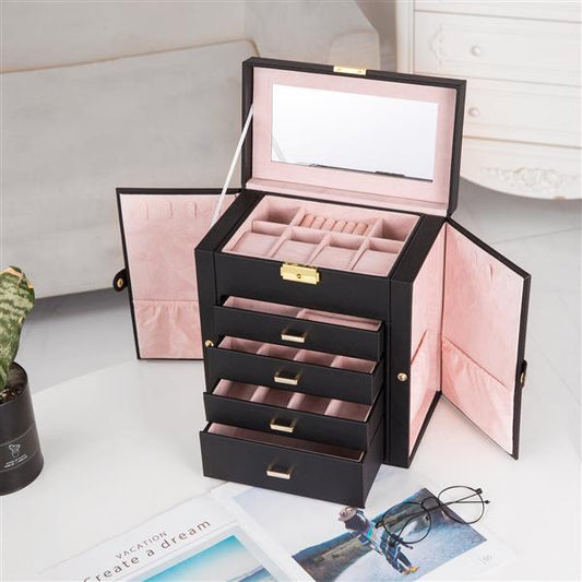 Viva Elite Quintessa Double-Opening 5-Layer Jewelry Chest – The Future of Layered Luxury