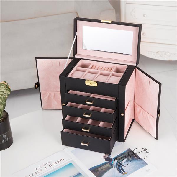 Viva Elite Quintessa Double-Opening 5-Layer Jewelry Chest – The Future of Layered Luxury