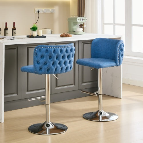 Viva Elite Élan Noir Swivel Bar Stool – The Future of Elevated Seating Architecture