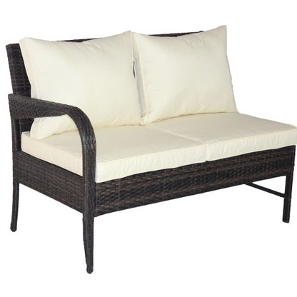 Brown 3-Piece Patio Sectional with Storage | Viva Capri