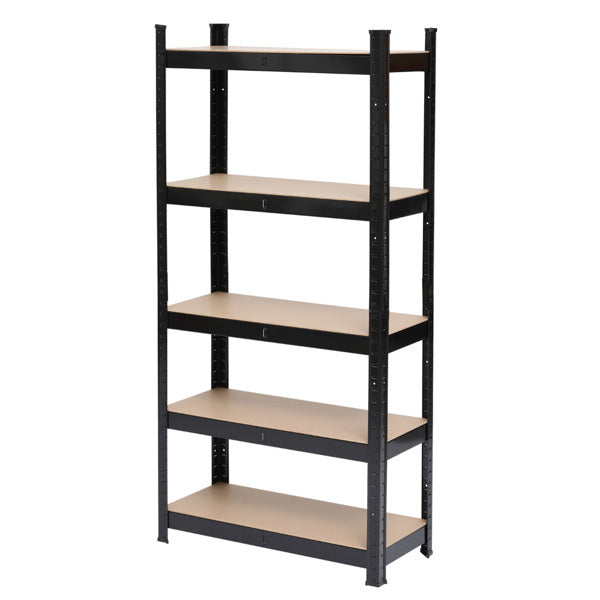 Viva Obsidian Collection: Viva Obsidian Five-Layer Spray-Painted Shelving Unit