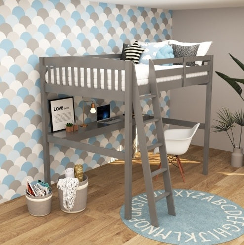 Viva Everest Grey High Loft Bed